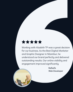 Best Digital Marketer And Graphic Designer In Nilambur-Testimonials